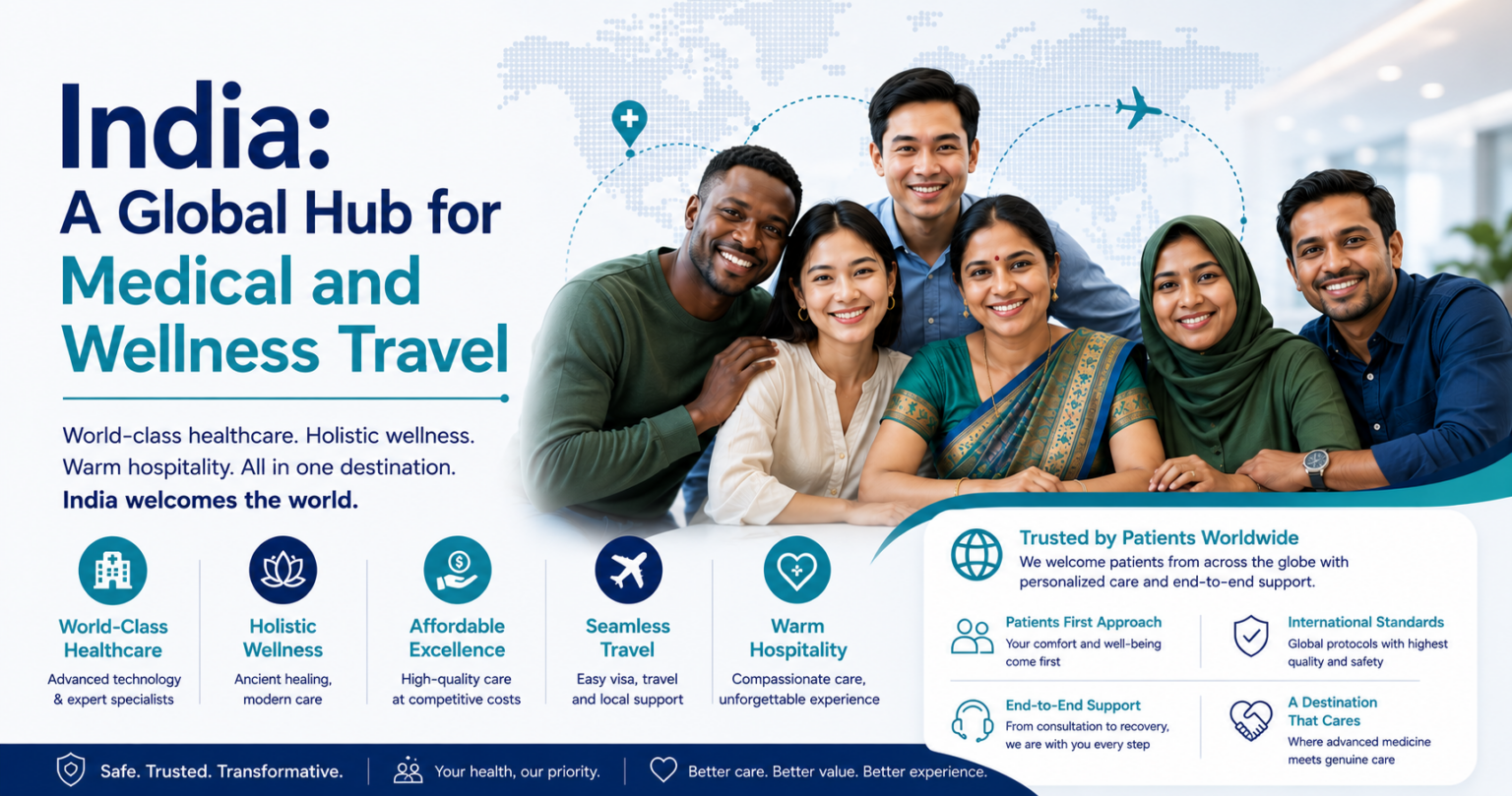 India as a global hub for medical and wellness travel